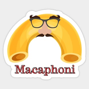 Macaphoni Sticker